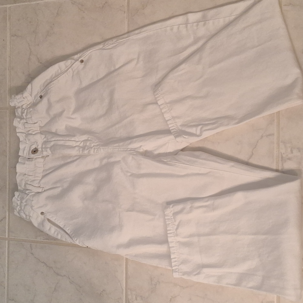 White Denim Pants